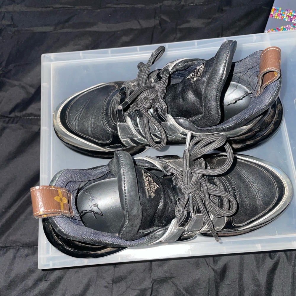 Louis Vuitton Archlight Leather Trainers. Worn. Size 37
